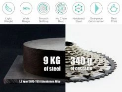 Garbaruk Cassette XD 12 Vitesses Noir 9 Garbaruk Cassette XD 12 Vitesses Noir -Transmission Soldes Boutique 432631 4